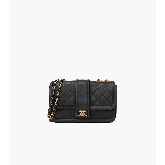 CHANEL Navy Elegance Shoulder Bag A-A31340 - Picture 1 of 1